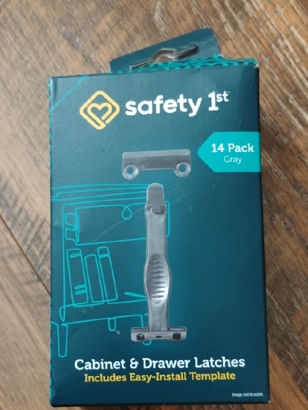 safety 1st Gray Cabinet & Drawer Latches - Baby Proofing